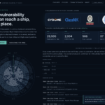 Screenshot of the Blue Initiative website, a public database of cybersecurity vulnerabilities relevant to maritime equipment and systems.